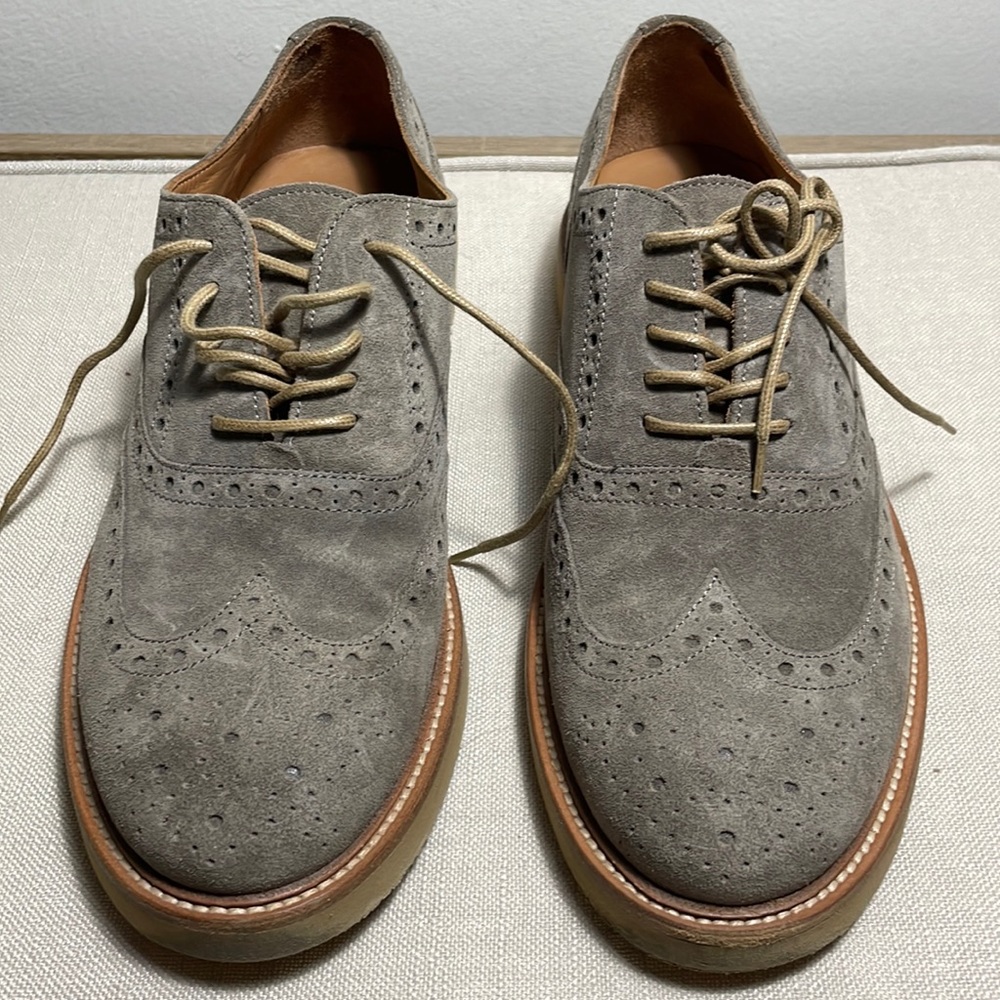 Maritan, Verona Italy. Oxford suede shoes